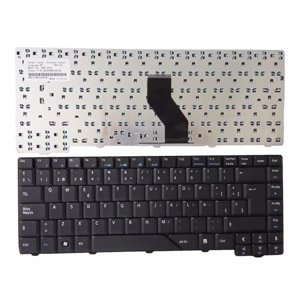 By Acer 4520 4520G 4530 4530G 4710 4710G 4710Z 4710ZG black Spanish SP keyboard at pcspare.com — Global Laptop Parts Center