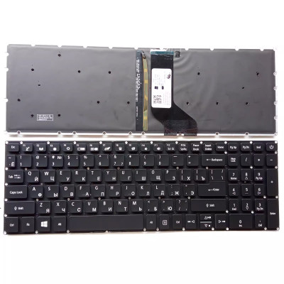 Acer A315-21 A315-41 A315-31 A315-51 A315-53 backlit Russian RU keyboard