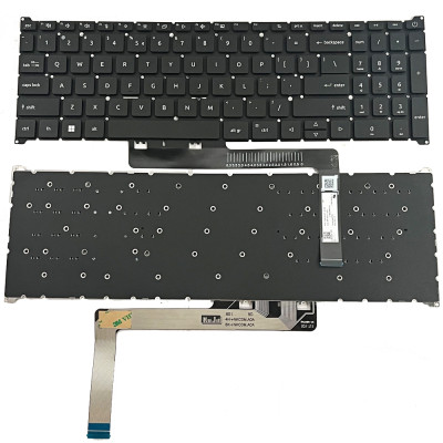 by Acer Aspire 5 A517-53, A517-53G-799E, A517-53G, A517-58M, A517-58GM, black US keyboard on pcspare.com - Global Laptop Parts Center