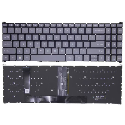 Acer Aspire Go 15 AG15-32P, AG15-32PT серая подсветка US клавиатура