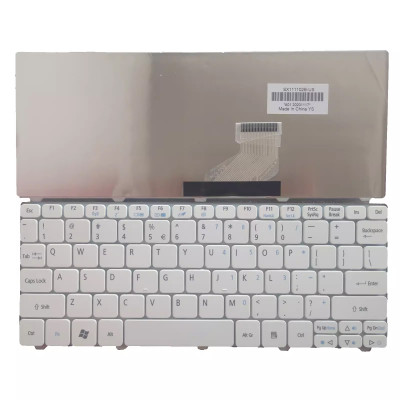 Acer Aspire One AOE100 AOHAPPY AOHAPPY2 D255 D255E teclado blanco de EE.UU.