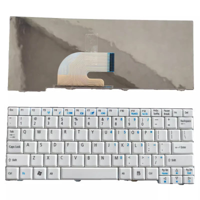by Acer Aspire one A110 A150 D150 D250 ZA8 ZG8 ZG5 white US keyboard on pcspare.com - Global Laptop Parts Center