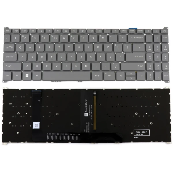By Acer Nitro ANV15-A31 ANV15-41 AV15-53P šedá backlit US klávesnica at pcspare.com — Global Laptop Parts Center