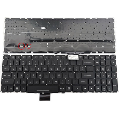 by Acer Predator Helios 16 PH16-71, N23Q1, Helios 18 PH18-71, N23Q2, noir RGB rétroéclairé clavier américain on pcspare.com - Global Laptop Parts Center