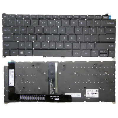 by Acer Swift 3 SF314-512, SF314-512T, SF314-59, SF314-71, Extensa 14 EX214-53, black backlit US keyboard original on pcspare.com - Global Laptop Parts Center