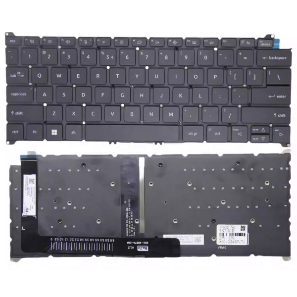 By Acer Swift Go 14 SFG14-41, SFG14-42, SFG14-71, SFG14-72, SFG14-72T, SFG14-73, SFG14-73T, backlit US keyboard black at pcspare.com — Global Laptop Parts Center