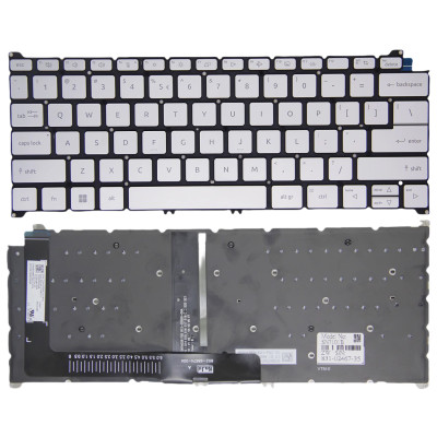by Acer Swift 3 SF314-512, SF314-512T, SF314-59, SF314-71, Extensa 14 EX214-53, silver backlit US keyboard original on pcspare.com - Global Laptop Parts Center