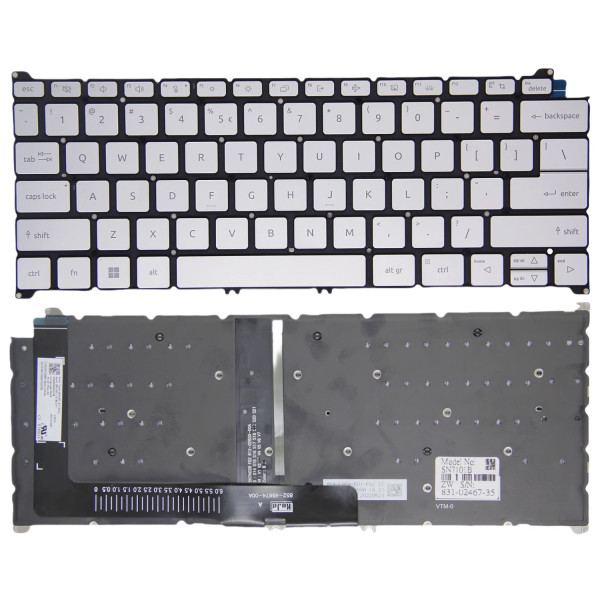 By Acer Swift 3 SF314-512, SF314-512T, SF314-59, SF314-71, Extensa 14 EX214-53, silver backlit US keyboard original at pcspare.com — Global Laptop Parts Center