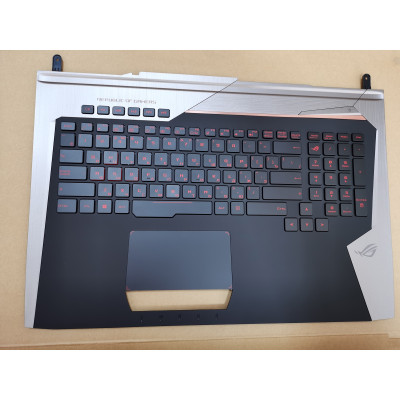 by Asus G752 G752VM G752VS backlit Russian RU UA keyboard palmrest 90NB0D61-R30RU0 on pcspare.com - Global Laptop Parts Center