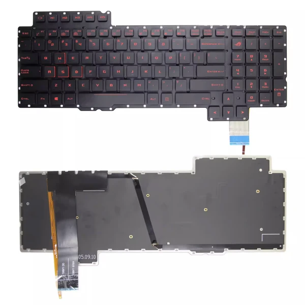 By Asus G752 S6700 S6820 G752V G752VS GFX72V merah backlit US keyboard at pcspare.com — Global Laptop Parts Center