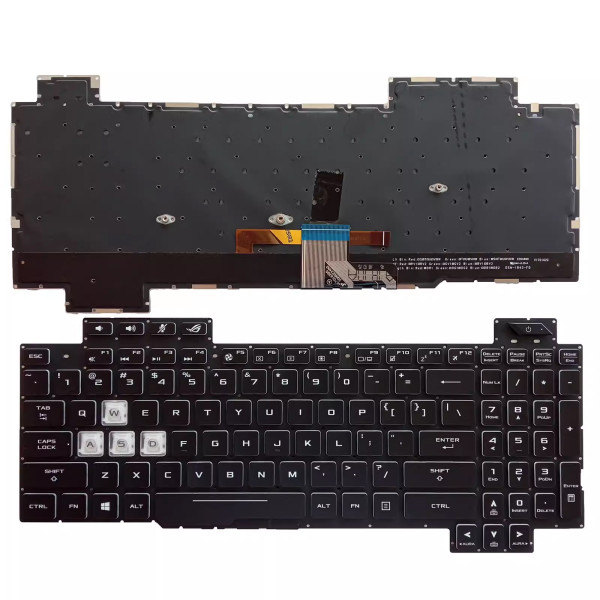 By Asus GL704 PX554 S7C S7BS black backlit US keyboard at pcspare.com — Global Laptop Parts Center