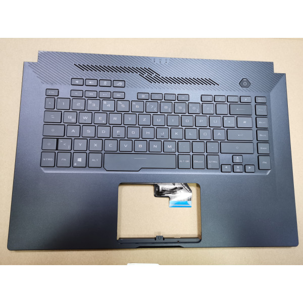 By Asus GU502DU RGB backlit alemão teclado palmrest 90NR0213-R31GE0 at pcspare.com — Global Laptop Parts Center