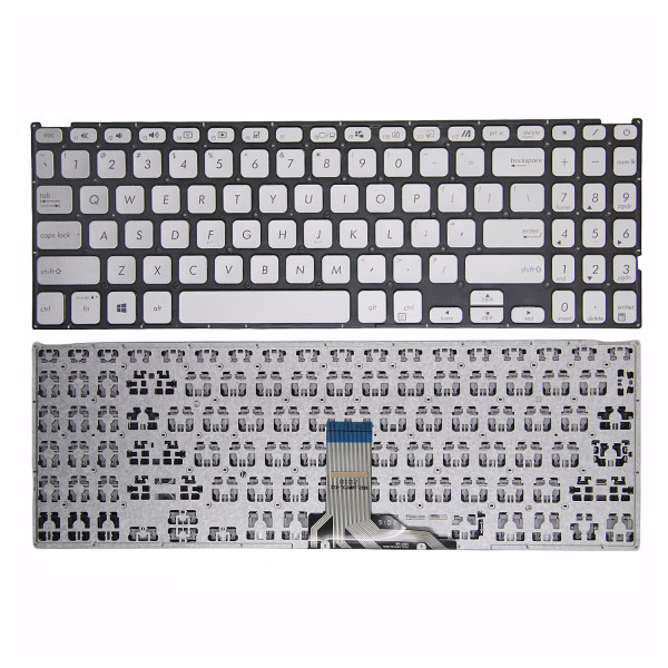 By Asus D509, D515, F1500EA, K509, P1500, P1501, P1503, P1510, P1511, tastiera argentata at pcspare.com — Global Laptop Parts Center