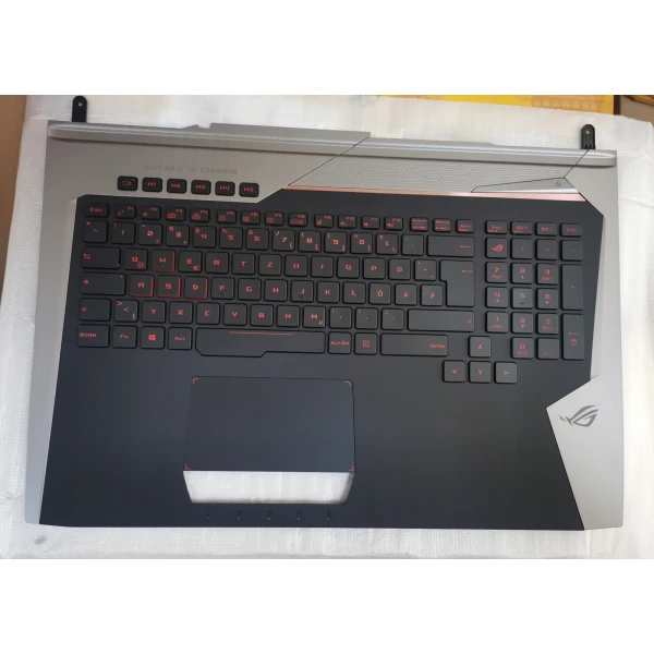 By Asus ROG G752VL G752VM podsvícený německý deklávesové palmrest at pcspare.com — Global Laptop Parts Center