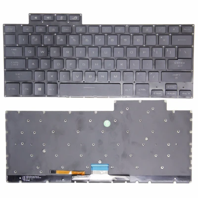 Asus ROG Zephyrus G15 GA503RM GA503RS GA503RW melna ASV tastatūra ar aizmuguri