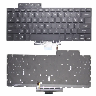 Asus ROG Zephyrus G15 GA503RM GA503RS GA503RW černá RGB podsvícená americká klávesnice