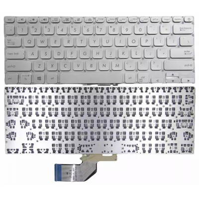 by Asus S13 S330FA, S330FN, S330FL, S330UA, S330UN, X330FA, X330UA, silver US keyboard on pcspare.com - Global Laptop Parts Center