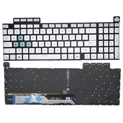by Asus TUF Gaming F16 FX608J, FX608LM, FX608, FA608, teclado branco retroiluminado US WASD verde on pcspare.com - Global Laptop Parts Center