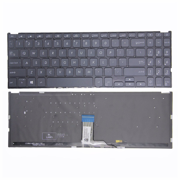 By Asus VivoBook A512 K512 P1504 R564 schwarze Hinterbeleuchtung US-Tastatur at pcspare.com — Global Laptop Parts Center