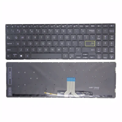 Asus VivoBook S15 S533 X521 S5600 V5050 чорний заднятий US клавіатури