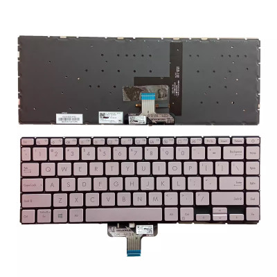 by Asus ZenBook 14 UX435 UX435E UX435EA UX435EG UX435EGL UX435EAL U4800 U4800EGL oro retroiluminado teclado estadounidense on pcspare.com - Global Laptop Parts Center