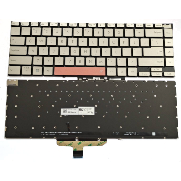 By Asus Zenbook 14X UX5401 UX5401EA backlit US keyboard Titanium at pcspare.com — Global Laptop Parts Center