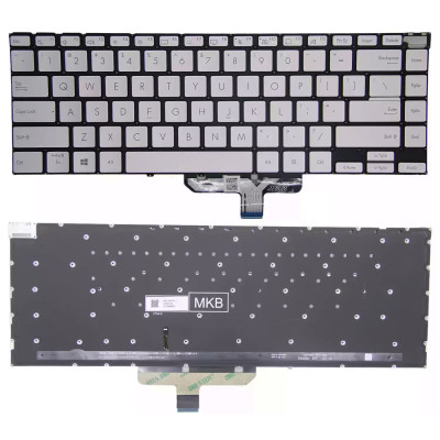 Asus Zenbook 14X UM5401Q UM5401QA backlit US keyboard silver