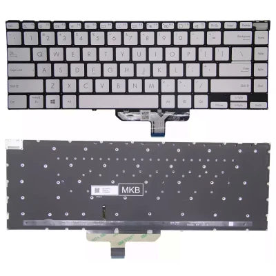 by Asus Zenbook 14X UX5400ZB, UX5400ZF met achtergrondverlichting US toetsenbord zilver on pcspare.com - Global Laptop Parts Center
