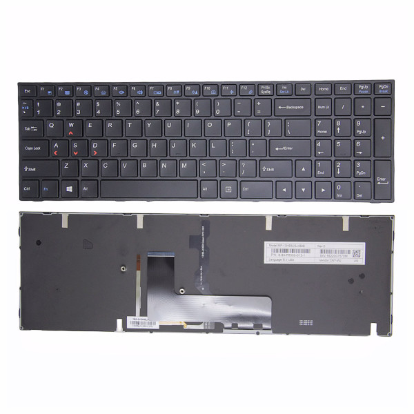 By CLEVO P655 P650SA P651SG P650SE P651SE P670SE schwarzgrüne Hintergrundbeleuchtung US-Tastatur at pcspare.com — Global Laptop Parts Center