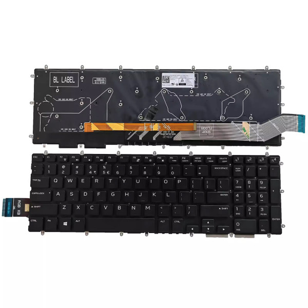 By Dell Alienware M15 R1 M17 R1 2019 P79F P79F001 7 colores retroiluminado teclado estadounidense at pcspare.com — Global Laptop Parts Center