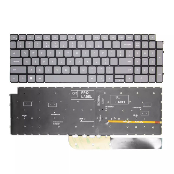 By Dell Latitude 3520 3525 E3520 P108F 16Plus 7610 teclado americano com luz de fundo cinza at pcspare.com — Global Laptop Parts Center