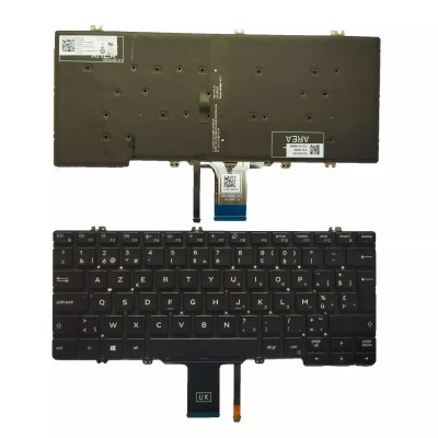 Dell Latitude 5300 5310 7300 backlit Belgian BE keyboard