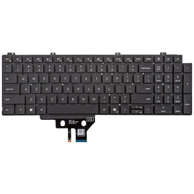DELL Pro 5 16 P516260 P516265 backlit US keyboard black