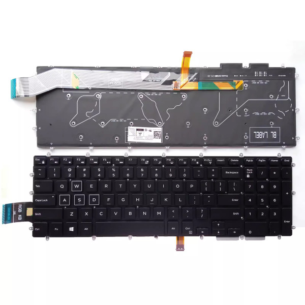 By Dell VOSTRO 3580 3581 3582 3583 3584 3590 RGB backlit US keyboard at pcspare.com — Global Laptop Parts Center