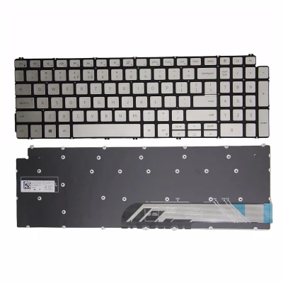 Dell Vostro 15 3500 3501 Latitude 3510 P83F P86F ασημένιο πληκτρολόγιο ΗΠΑ