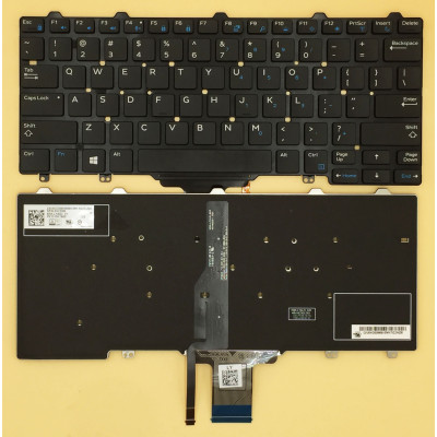 by Dell XPS 12 9250 E7270 E5270 E5250 E7250 E7275 3150 3160 backlit US keyboard on pcspare.com - Global Laptop Parts Center