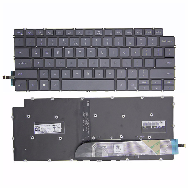 By Dell 5408 5405 5406 5415 P121G P113G P114G P126G P115G Negro retroiluminado teclado estadounidense at pcspare.com — Global Laptop Parts Center
