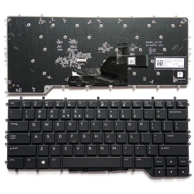 Dell Alienware M15 R2, M15 R3, 2020 đen RGB ngược lại bàn phím chúng tôi