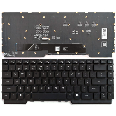 Dell Alienware M16 R1, M16 R2, Series RGB hintergrundbeleuchtete US-Tastatur
