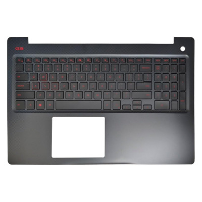 Dell G3 3579, 05D9YJ, czerwony podświetlony podświetlony podświetlacz klawiatury USA