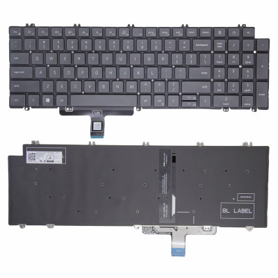 Dell Latitude 3540 5531 5540 backlit US keyboard