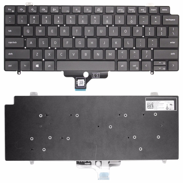 By Dell Latitude 7410 US Keyboard оригинальная версия at pcspare.com — Global Laptop Parts Center