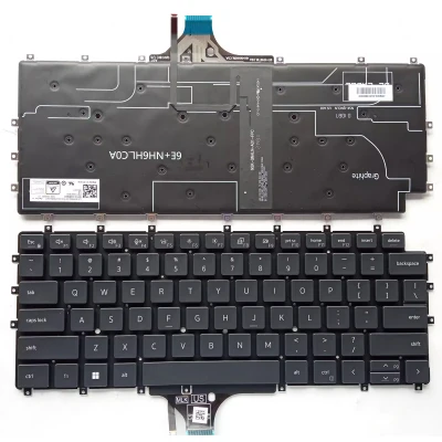 Dell Latitude 9510 9520 2-in-1 schwarze Hintergrundbeleuchtung US-Tastatur