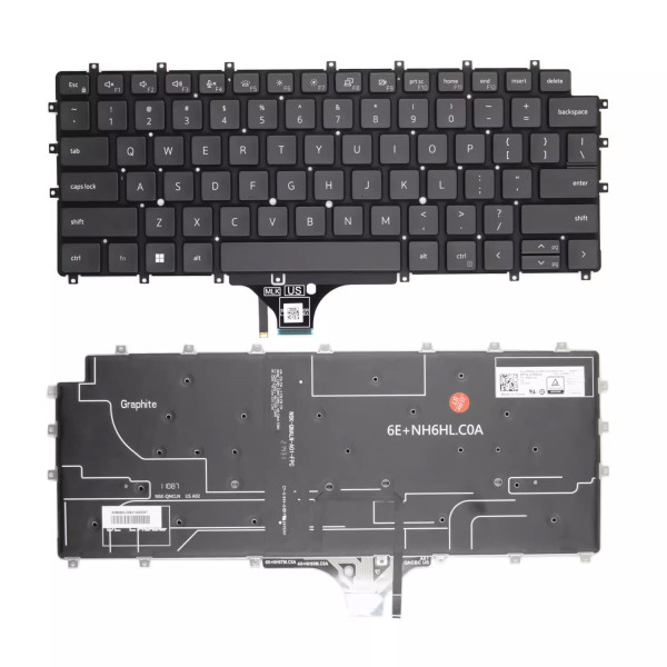 By Dell Latitude 9510 9520 retroiluminado teclado EUA at pcspare.com — Global Laptop Parts Center