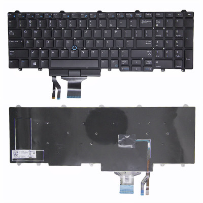 Dell Latitude E5550 E5570 E5580 E5590 E5591 7710 P48F US-Tastatur