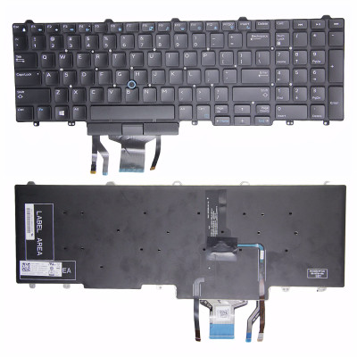 Dell Latitude E5550 E5570 E5580 E5590 E5591 7710 P48F Hintergrundbeleuchtung US-Tastatur