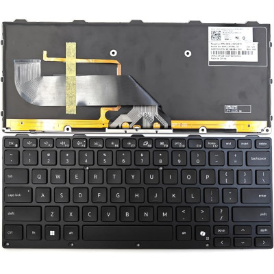 Dell Latitude Pro Rugged 14, Pro Rugged 13, retroiluminado teclado estadounidense AI