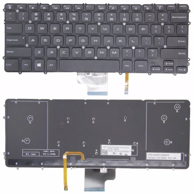 Dell M3800 P31F XPS 9530 9530B backlit US keyboard