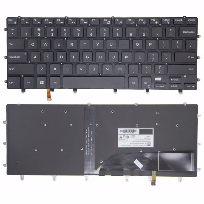 Dell Precision 5510 5520 5530 5540 teclado estadounidense retroiluminado