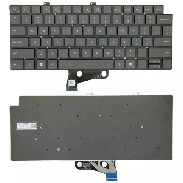 By Dell Pro 13 Plus PB13250, PB13255, P194G, P195G, gray US keyboard at pcspare.com — Global Laptop Parts Center